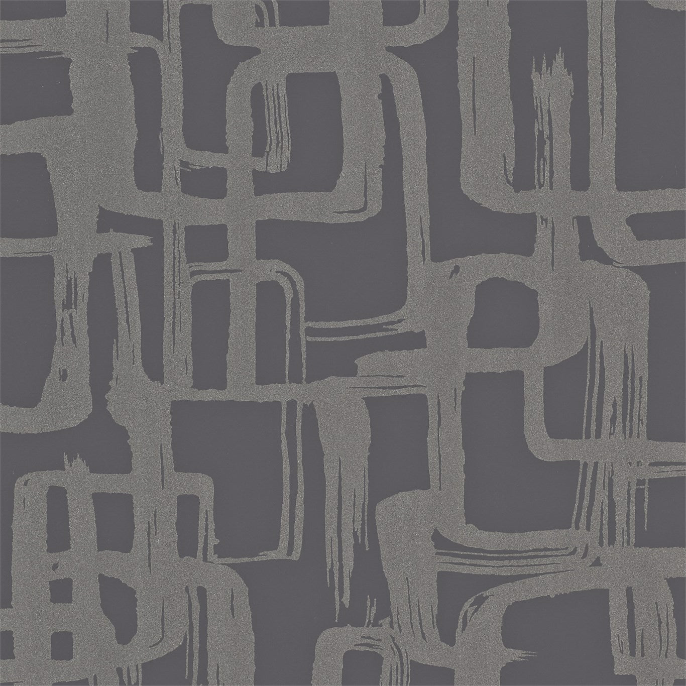 HARLEQUIN OUTLET Asuka Wallpaper Geometric Silver,Slate   - HMOW110905