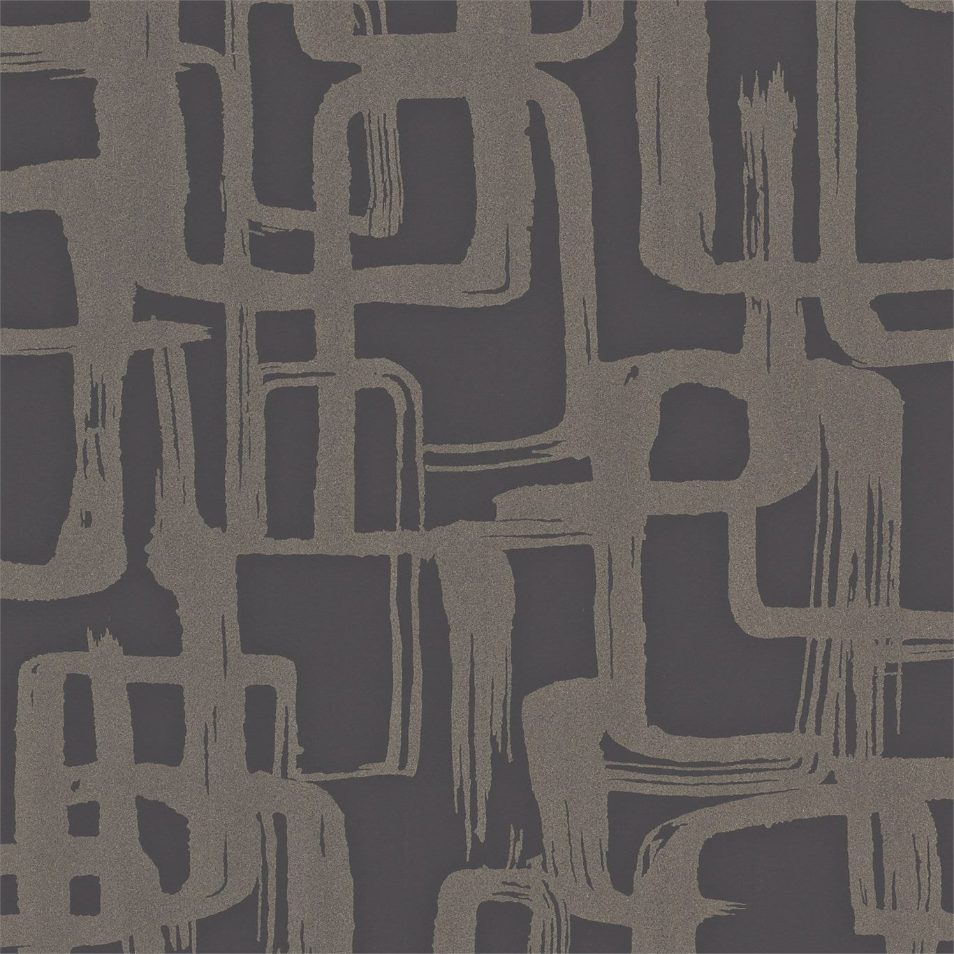 HARLEQUIN OUTLET Asuka Wallpaper Geometric Champagne,Flint   - HMOW110907