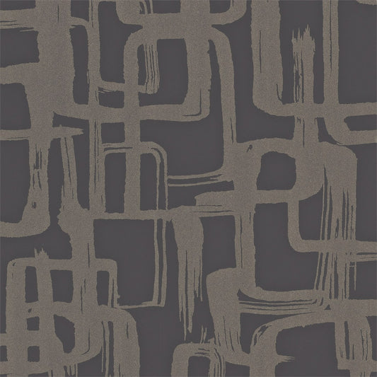 HARLEQUIN OUTLET Asuka Wallpaper Geometric Champagne,Flint   - HMOW110907