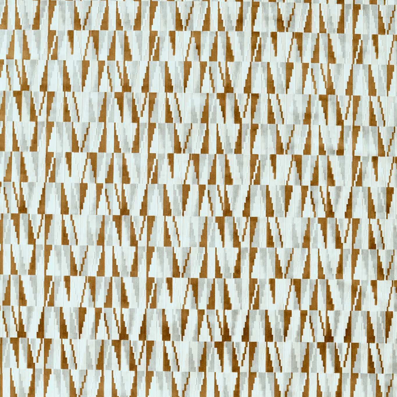 HARLEQUIN Acute  Fabric Geometric Acute Tobacco, Slate   - HMTC133496