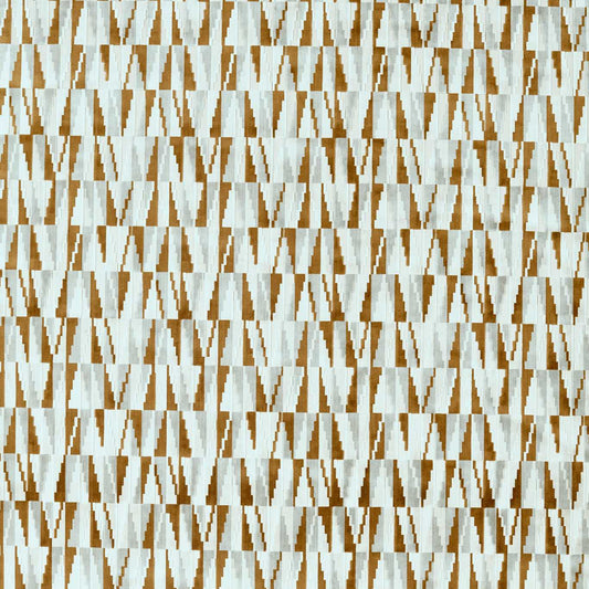 HARLEQUIN Acute  Fabric Geometric Acute Tobacco, Slate   - HMTC133496