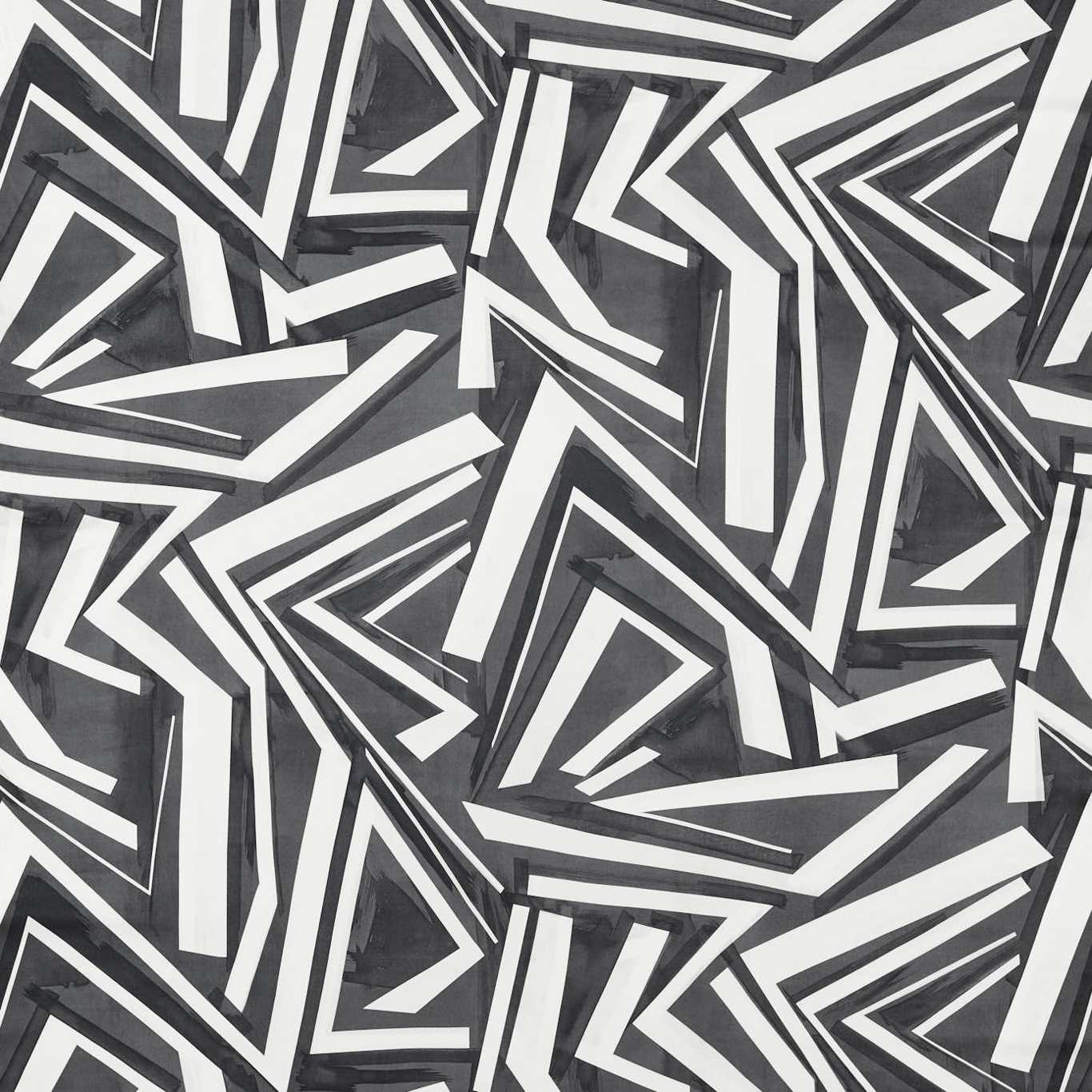 HARLEQUIN Transverse Fabric Abstract , Graphic Ebony   - HMTF120967