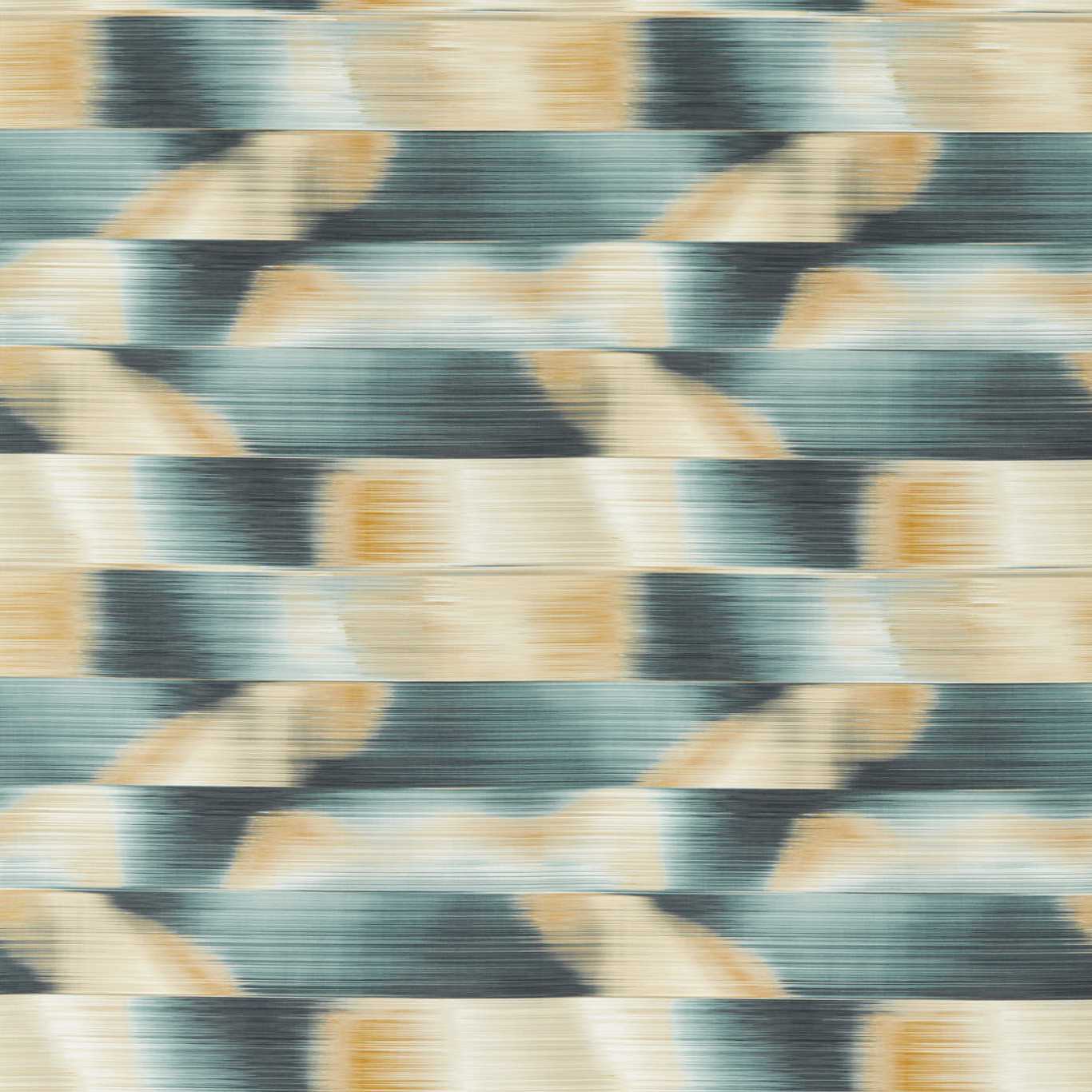 HARLEQUIN Oscillation Fabric Abstract , Graphic Adriatic, Sand   - HMTF133481