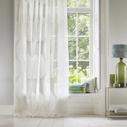 HARLEQUIN Leaf Fabric Leaves , Trees Chalk   - HMVO132808