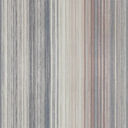 HARLEQUIN Spectro Stripe  Wallpaper Stripes Steel,Blush  Gravure Wide Width Vinyl - HMWF111964
