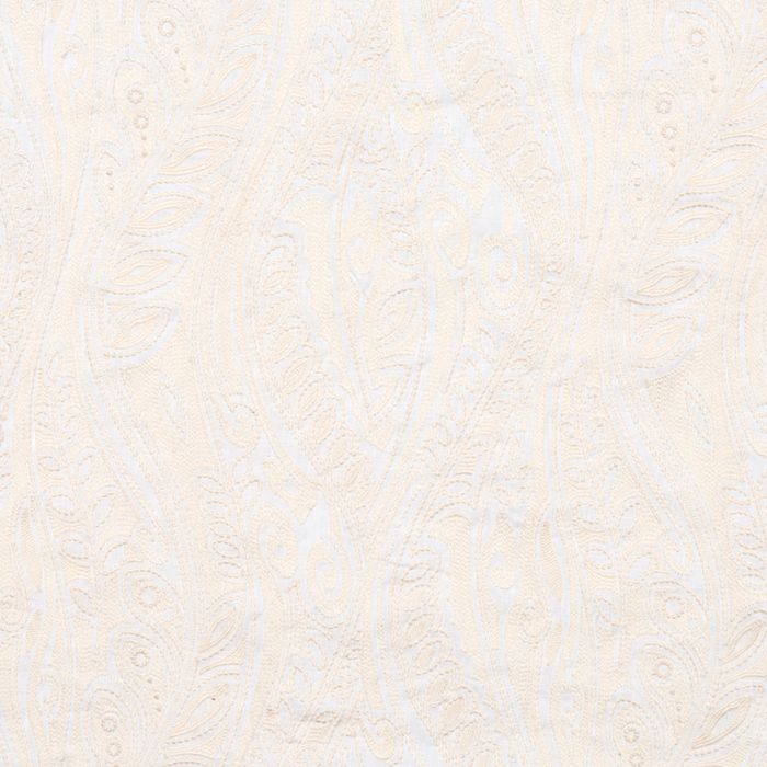 SCALAMANDRE OUTLET  FABRIC FANFARE  FABRIC CREAM   - HN 000142009 NEW SKU # HN420090001