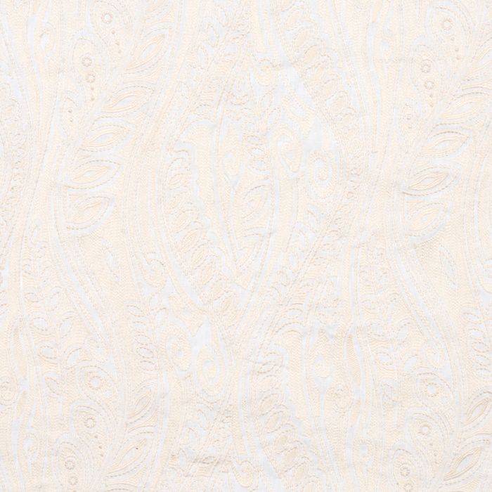 SCALAMANDRE OUTLET  FABRIC FANFARE  FABRIC CREAM   - HN 000142009