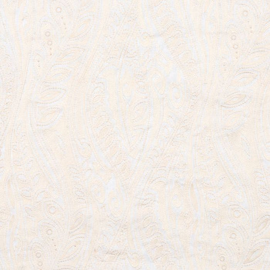 SCALAMANDRE OUTLET  FABRIC FANFARE  FABRIC CREAM   - HN 000142009