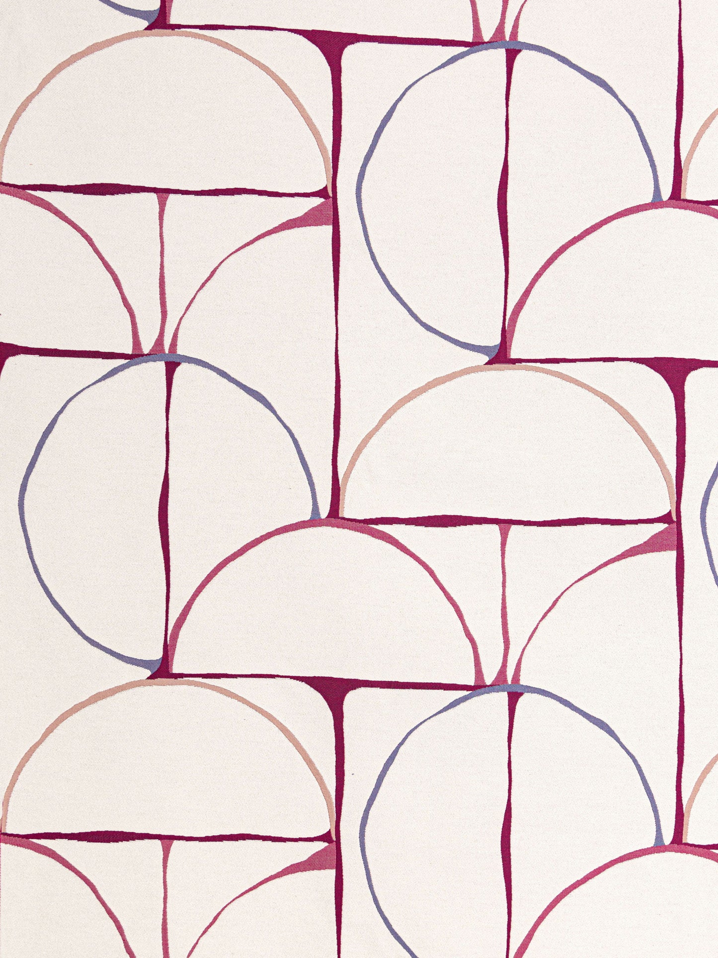 SCALAMANDRE JACQUARDS , WOVENS ABSTRACT,GEOMETRIC JACQUARDS , WOVENS RASPBERRY   - HN273340002