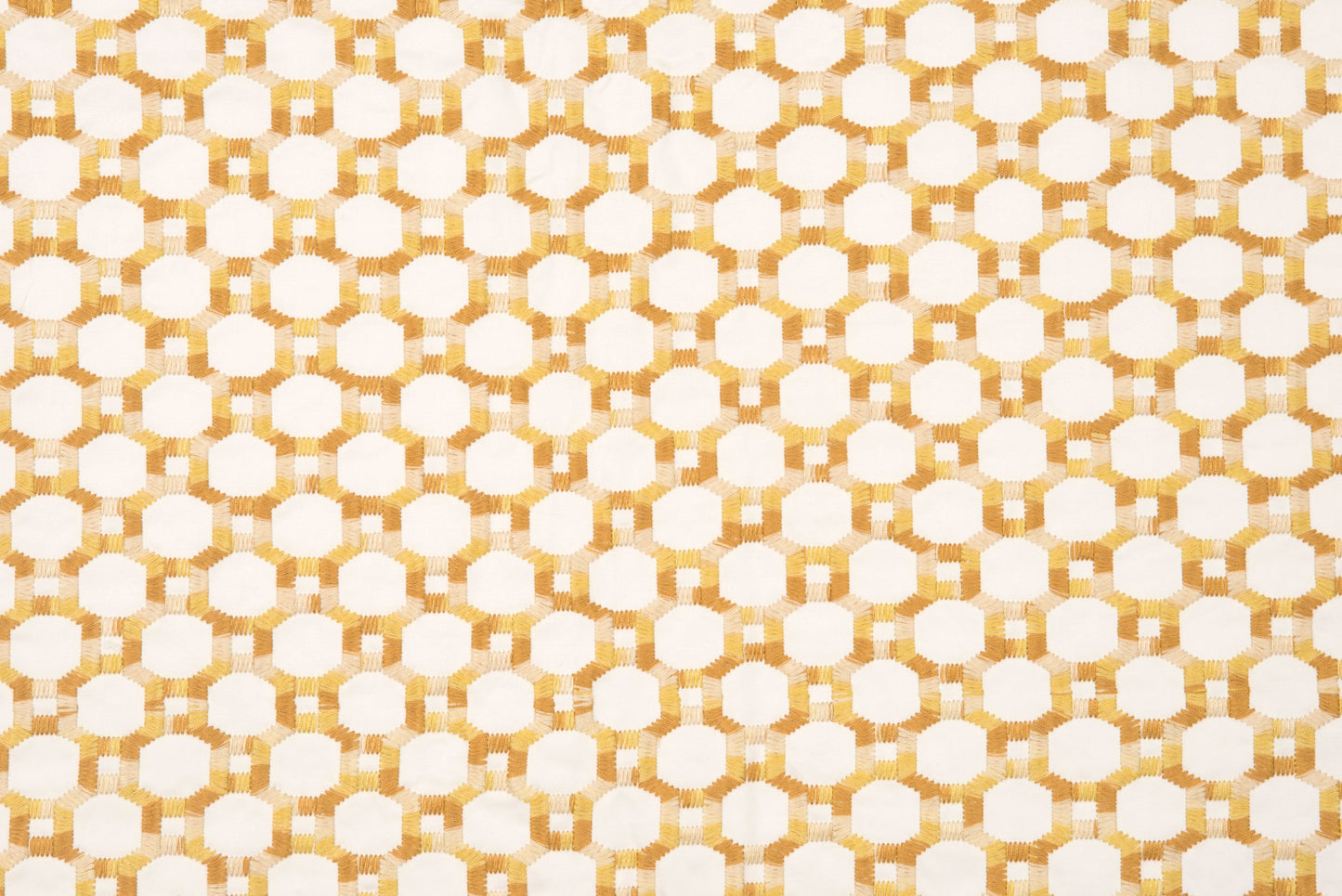 SCALAMANDRE  ISLAND TRELLIS FABRIC YELLOW   - HN 000242014