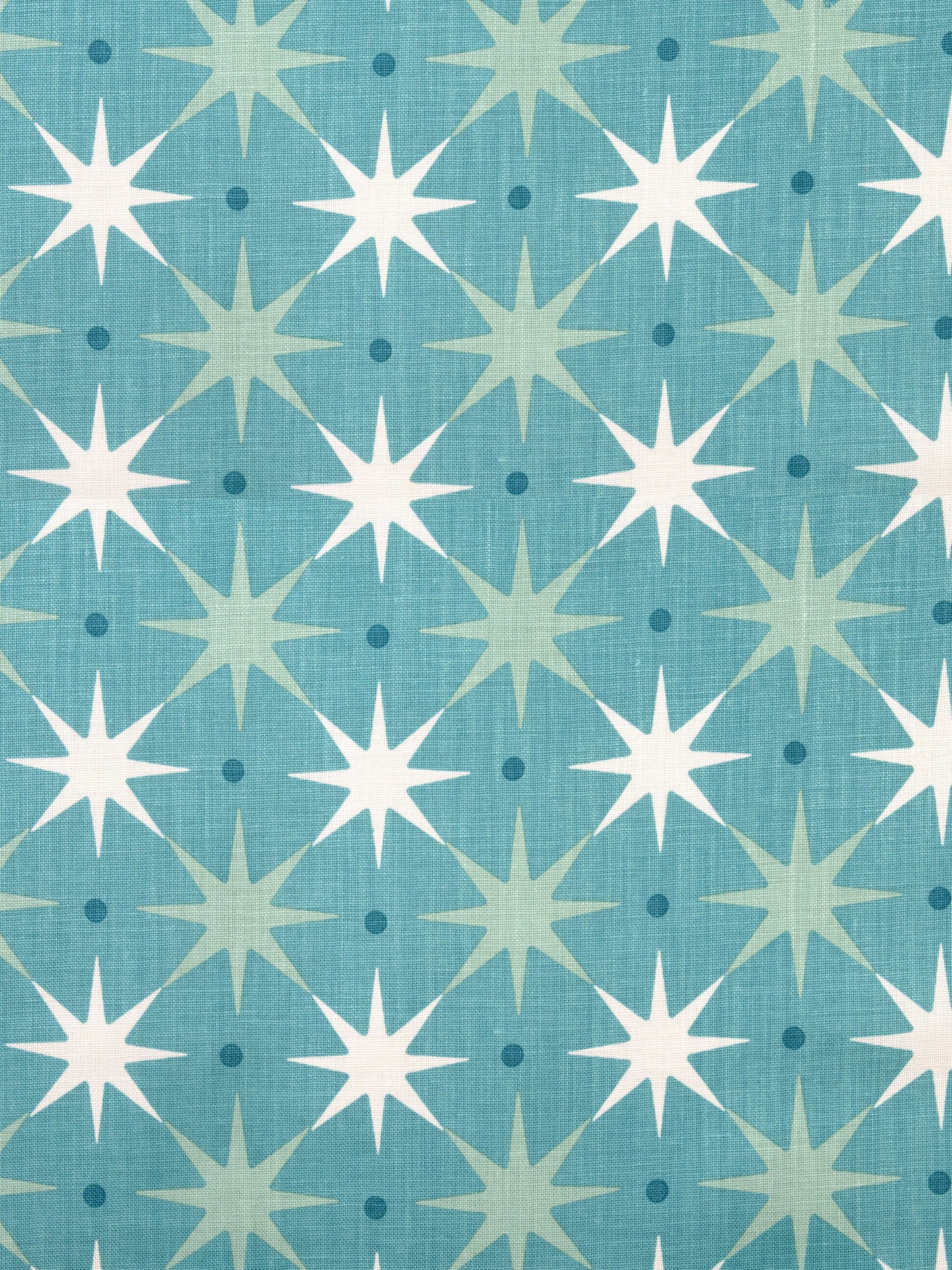 SCALAMANDRE  STAR POWER FABRIC AQUA   - HN 000242023