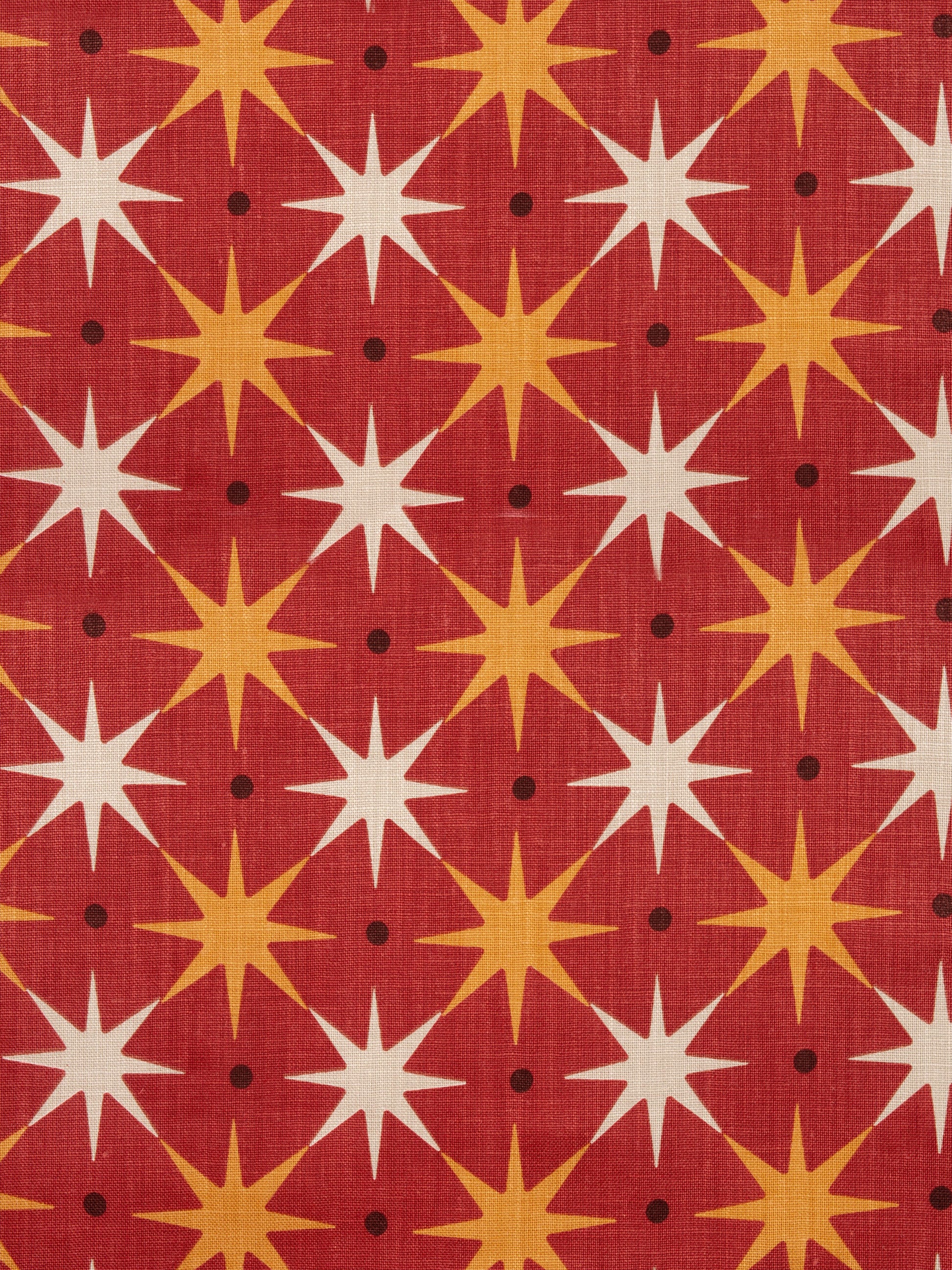 SCALAMANDRE  STAR POWER FABRIC RED   - HN 000342023