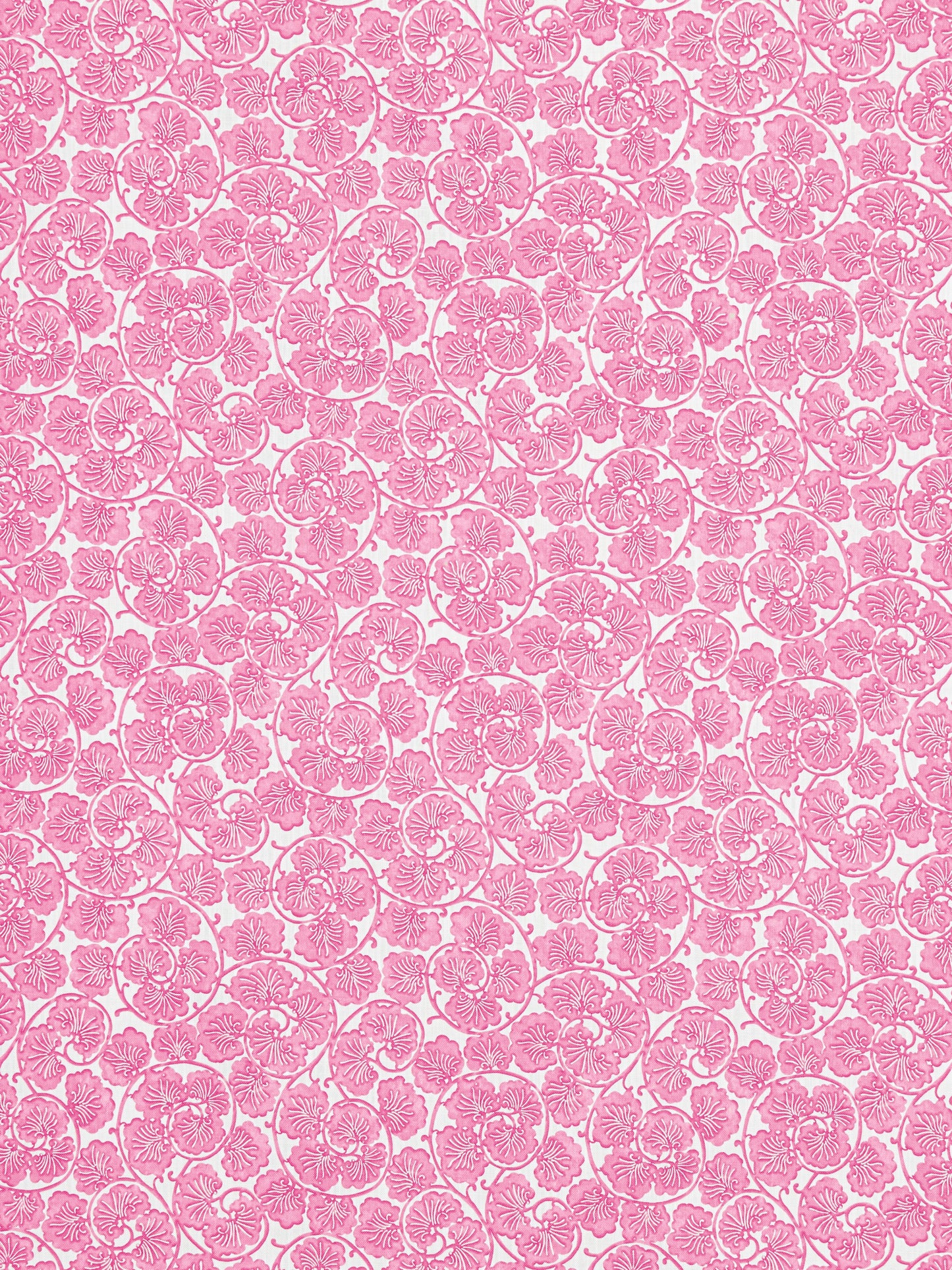 Pink floral lace pattern with delicate repeating motifs; vintage-inspired lace fabric for dresses or crafts.