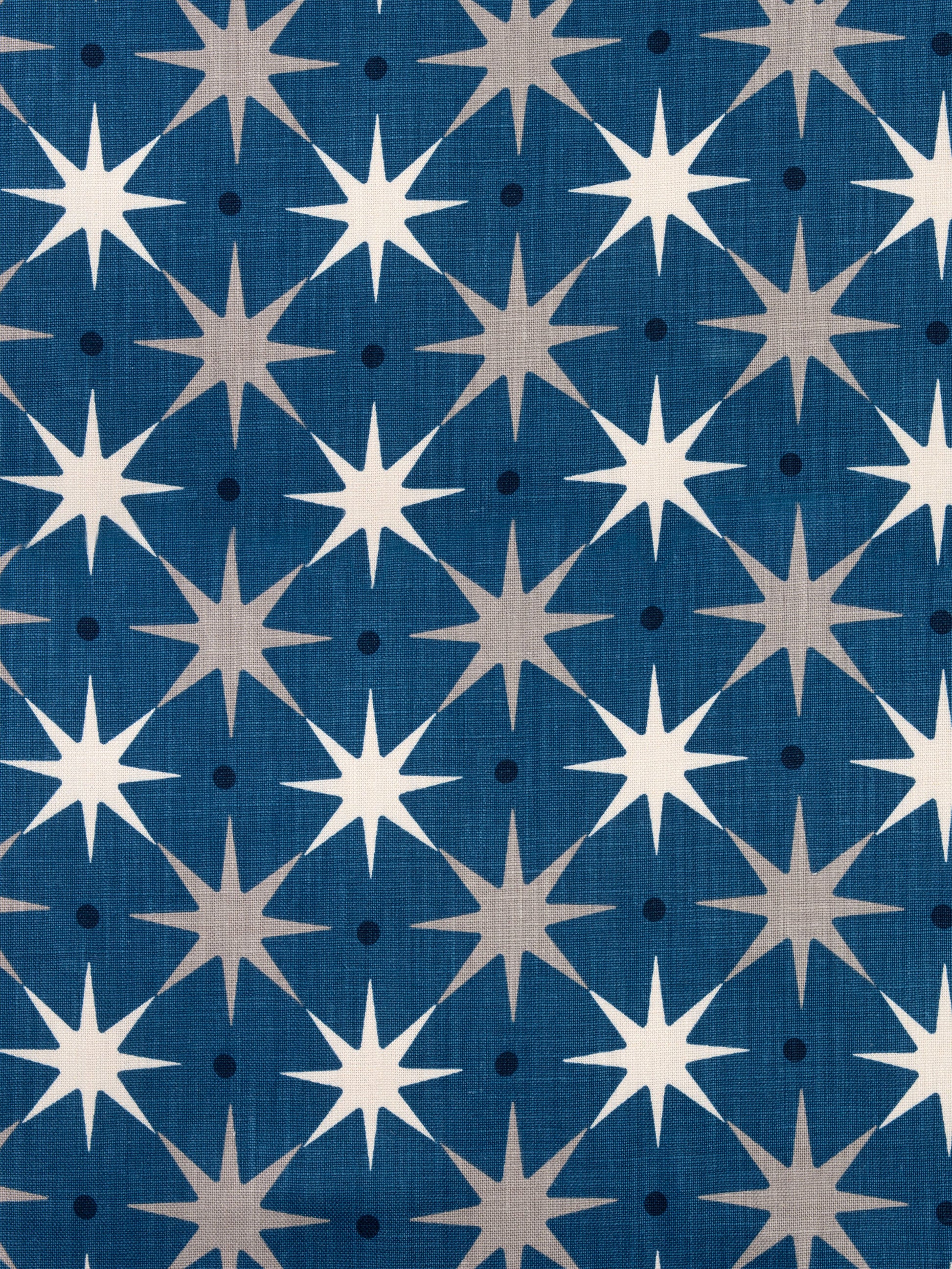 SCALAMANDRE  STAR POWER FABRIC NAVY   - HN 000442023