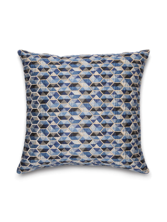 SCALAMANDRE PILLOWS   GEOMETRIC 
MATELASSE 
SMALL SCALE SQUARE    - HN 0004CAROPILL NEW SKU # HNCAROPILL0004