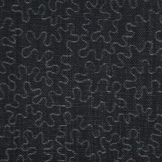 SCALAMANDRE OUTLET  FABRIC SQUIGGLE  FABRIC CHARCOAL   - HN 000542003