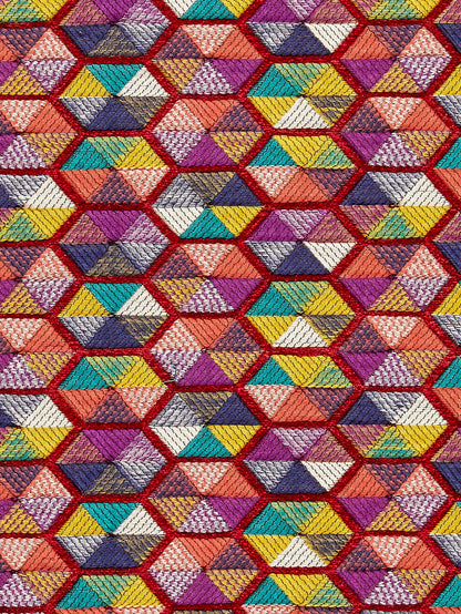 SCALAMANDRE  CAROUSEL FABRIC MULTI   - HN 000542006 NEW SKU # HN420060005