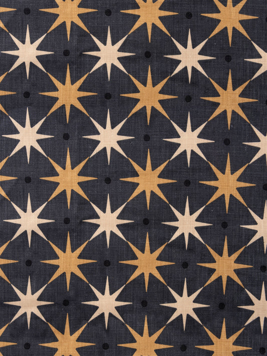 SCALAMANDRE  STAR POWER FABRIC CHARCOAL   - HN 000542023