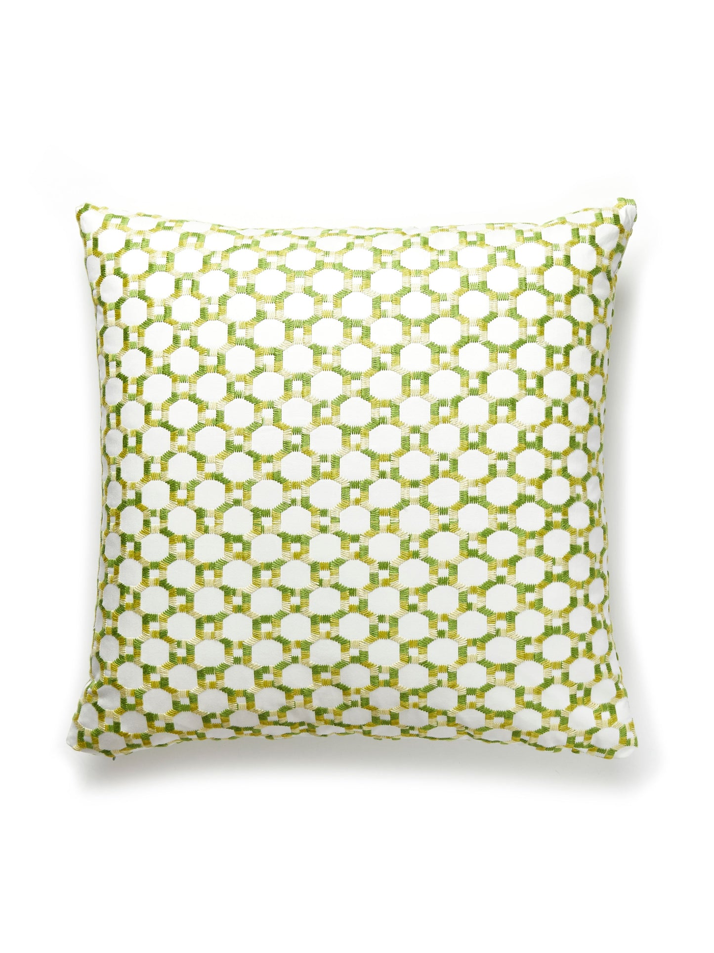 SCALAMANDRE PILLOWS   FRETWORK / LATTICE 
GEOMETRIC 
OMBRE SQUARE    - HN 0005ISLDPILL