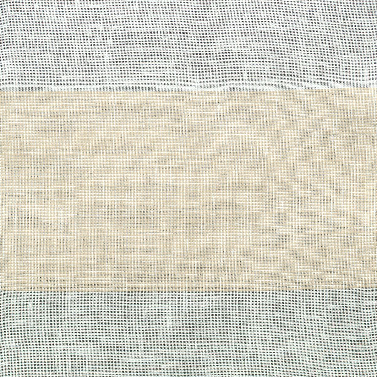 SCALAMANDRE OUTLET  FABRIC RIVA LINEN SHEER  FABRIC BEIGE, WHITE   - HN 000AW0831 NEW SKU # HNW0831000A