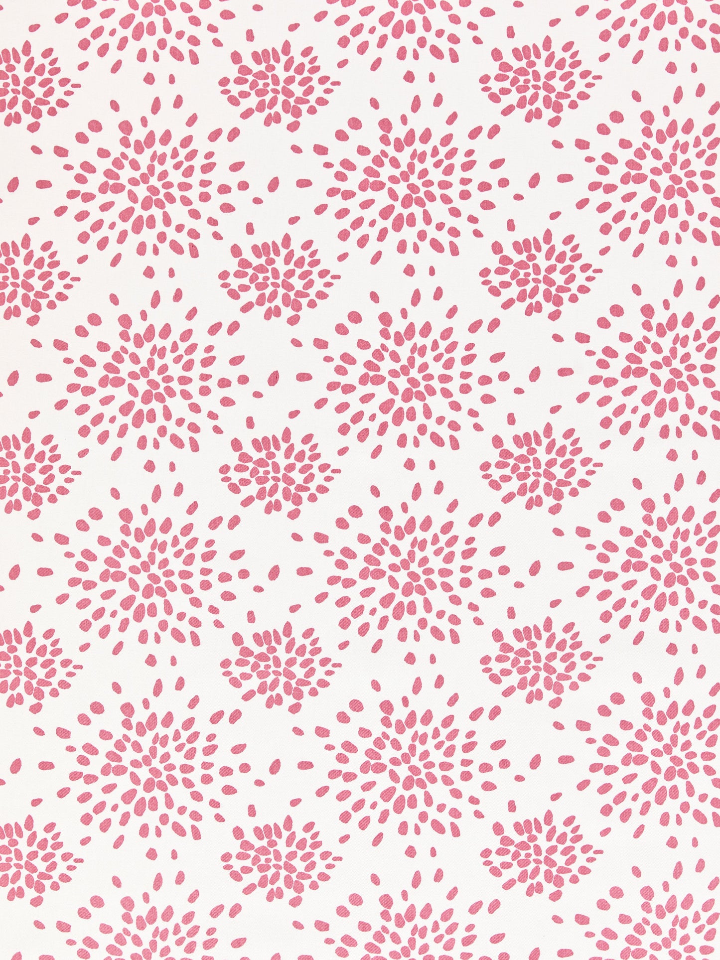 SCALAMANDRE  FIREWORKS COTTON PRINT FABRIC CUPCAKE PINK   - HN 000DF1020