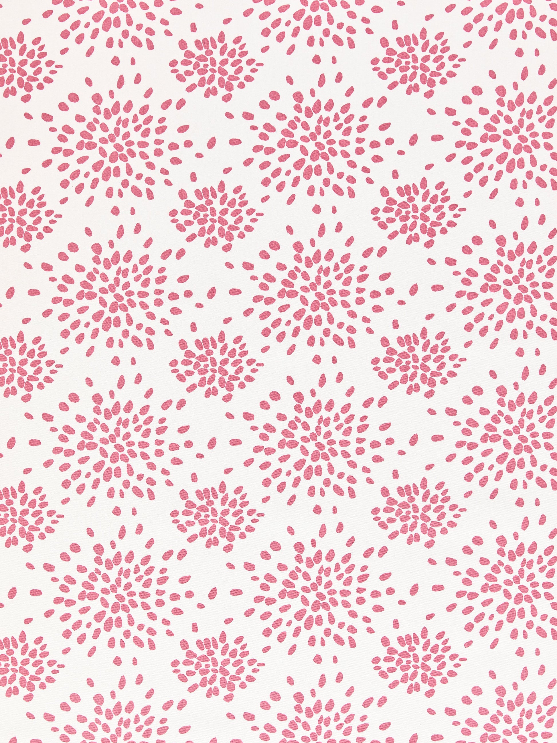 SCALAMANDRE  FIREWORKS COTTON PRINT FABRIC CUPCAKE PINK   - HN 000DF1020