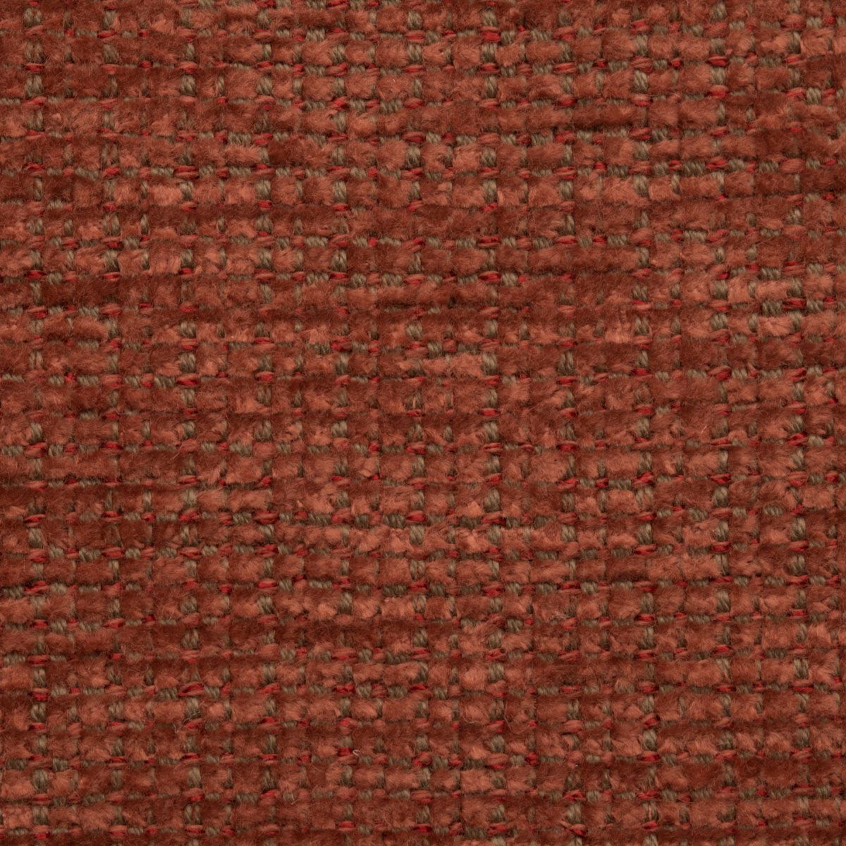 SCALAMANDRE OUTLET  FABRIC TIBURON CHENILLE  FABRIC RUST   - HN 000FW0393 NEW SKU # HNW0393000F