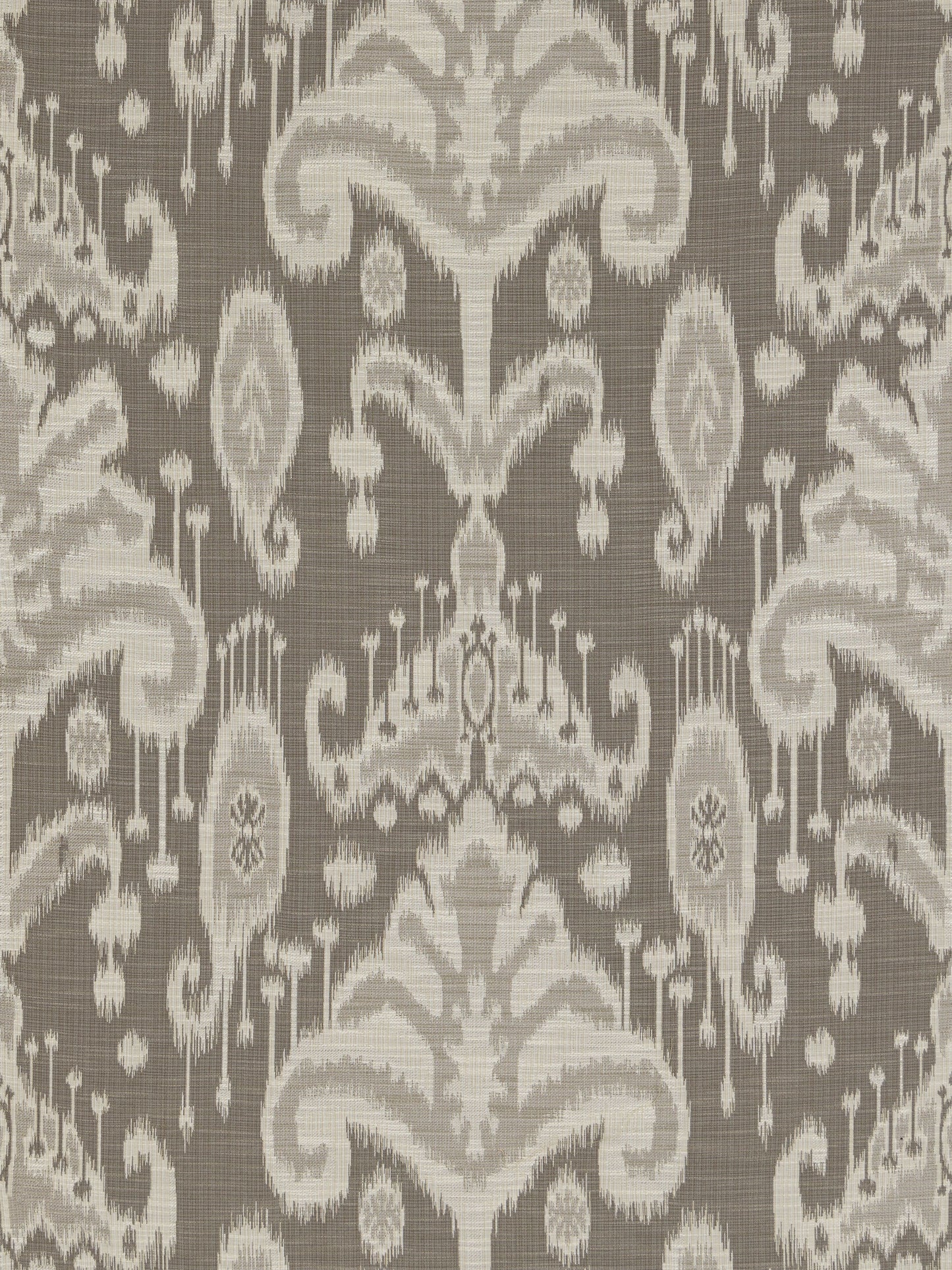 SCALAMANDRE OUTLET  FABRIC MONROE IKAT TEXTURE  FABRIC TAUPE   - HN 000TW0995