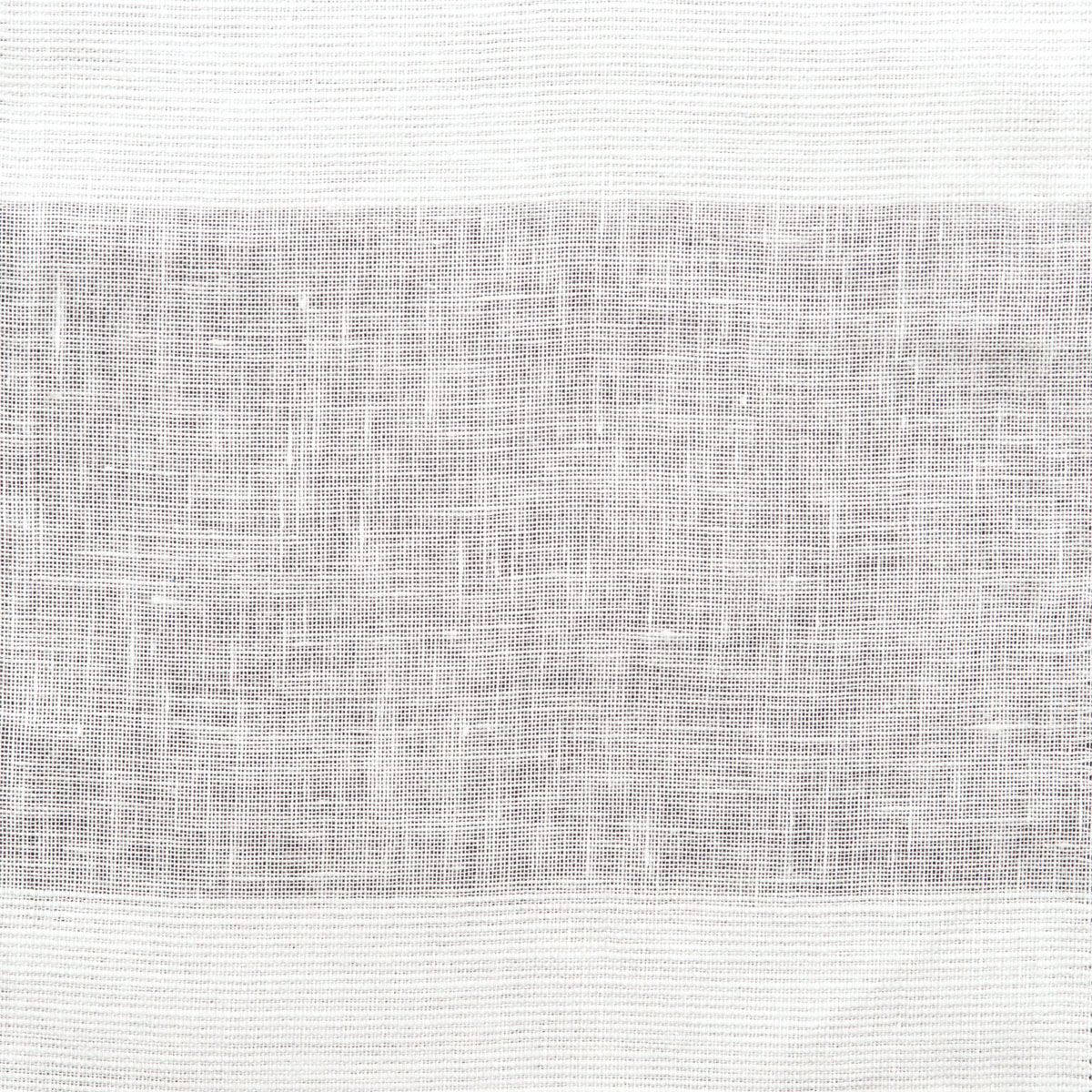 SCALAMANDRE OUTLET  FABRIC RIVA LINEN SHEER  FABRIC WHITE   - HN 000WW0831