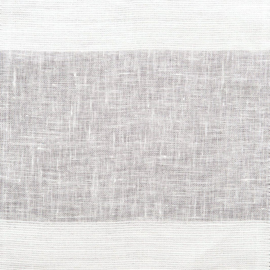 SCALAMANDRE OUTLET  FABRIC RIVA LINEN SHEER  FABRIC WHITE   - HN 000WW0831 NEW SKU # HNW0831000W
