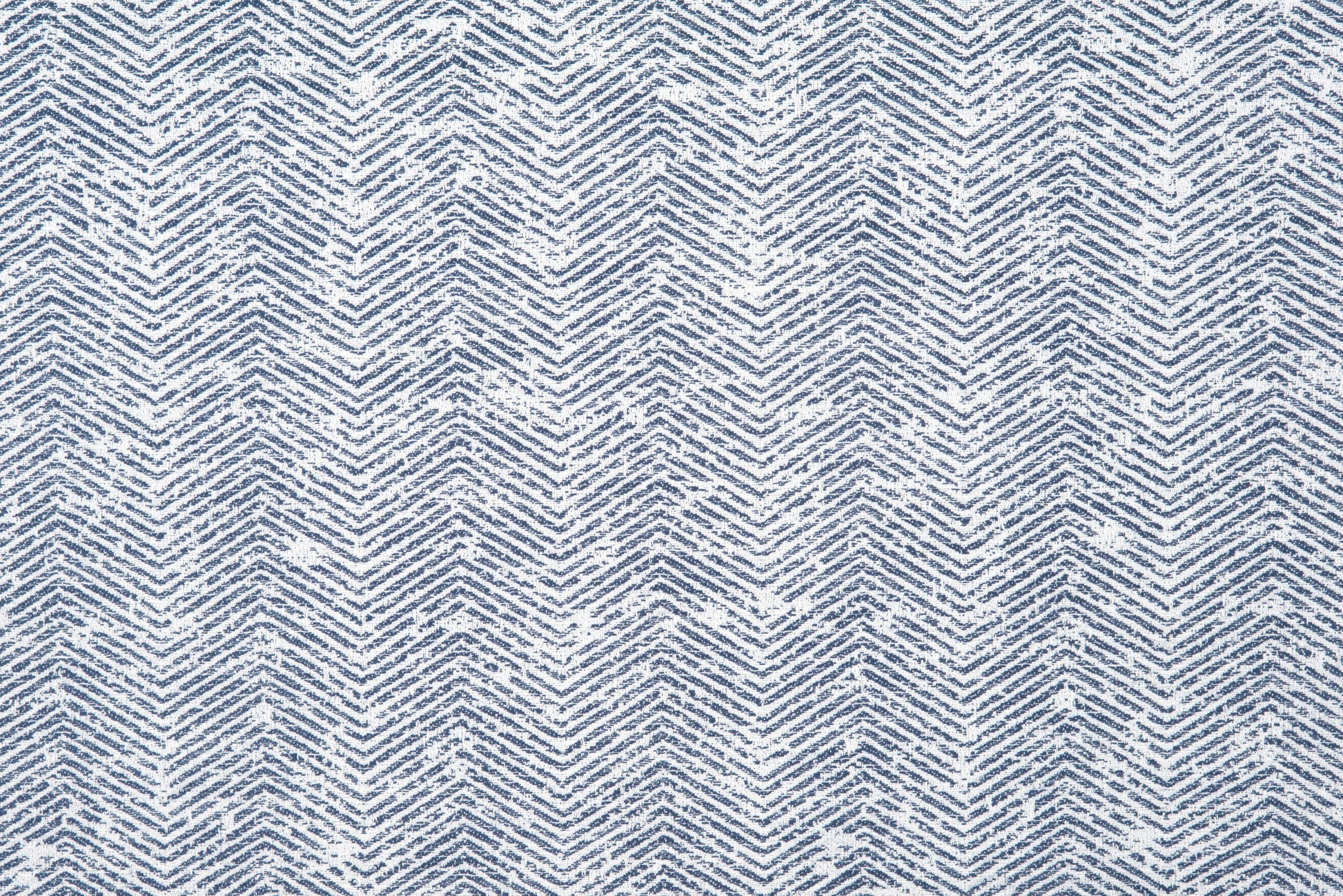 Blue navy and light gray chevron herringbone fabric texture; woven textile for upholstery or apparel.