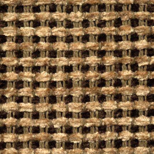 SCALAMANDRE OUTLET  FABRIC LANGHORNE CHENILLE  FABRIC BEIGE, BROWN   - HN 00ACW0886