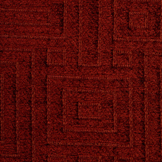 SCALAMANDRE OUTLET  FABRIC CONNELLY CHENILLE  FABRIC DEEP RED   - HN 00RGW0975