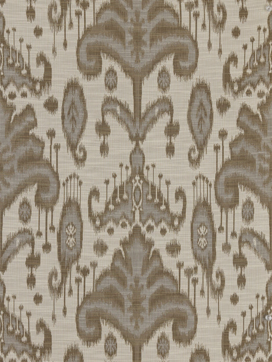 SCALAMANDRE OUTLET  FABRIC MONROE IKAT TEXTURE  FABRIC GOLD, TAN   - HN 00YCW0995