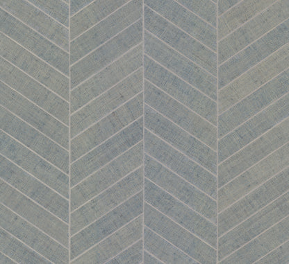 York Wallcoverings Traveler Atelier Herringbone Light Grey Wallpaper  Geometrics Greys   - HO2106