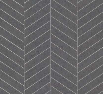 York Wallcoverings Traveler Atelier Herringbone Dark Grey Wallpaper  Geometrics Greys   - HO2107