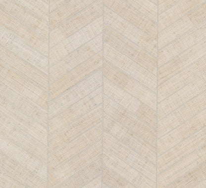 York Wallcoverings Traveler Atelier Herringbone White Wallpaper  Geometrics Whites and Off-Whites   - HO2108