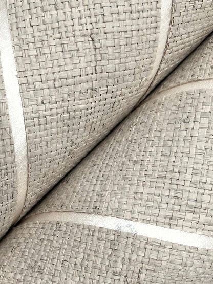 York Wallcoverings Grasscloth and Natural Resource Atelier Herringbone Linen Wallpaper Feature Wall Grasscloth Browns   - HO2109GV