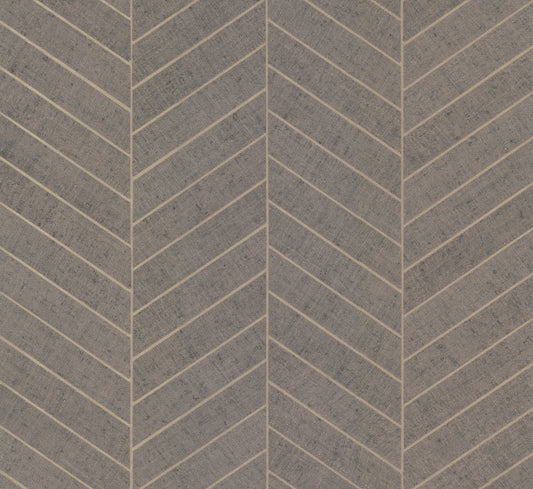 York Wallcoverings Traveler Atelier Herringbone Grey Wallpaper  Geometrics Greys   - HO2110