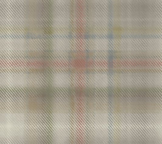 York Wallcoverings Traveler Sterling Plaid Neutral Wallpaper  Plaids and Checks Neutrals   - HO2156