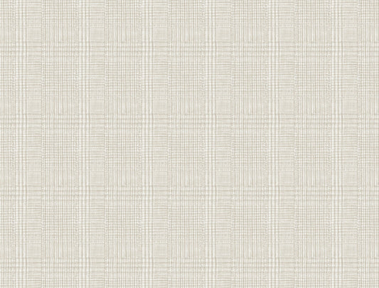 York Wallcoverings Ronald Redding Shirting Plaid Off White Wallpaper  Plaids and Checks Whites and Off-Whites   - HO2169
