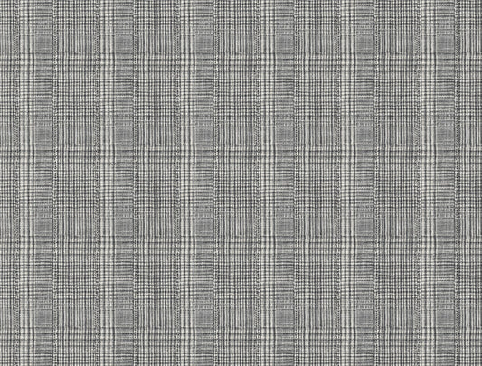 York Wallcoverings Ronald Redding Shirting Plaid Black Wallpaper  Plaids and Checks Blacks   - HO2170