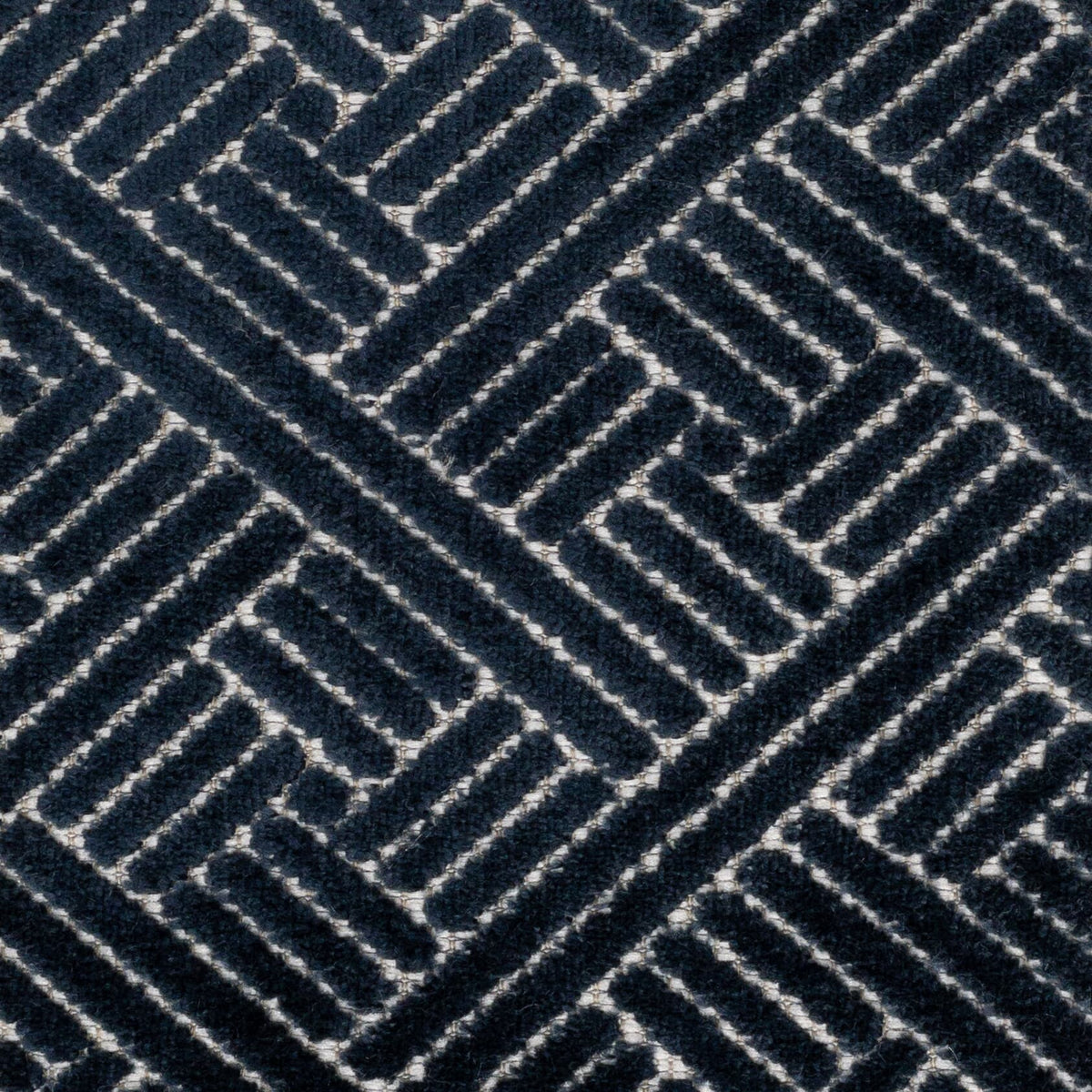 STOUT TEXTILES  UPHOLSTERY,VELVET TRADITIONAL, GEOMETRIC BALTIC,PACIFIC   - HODG-1