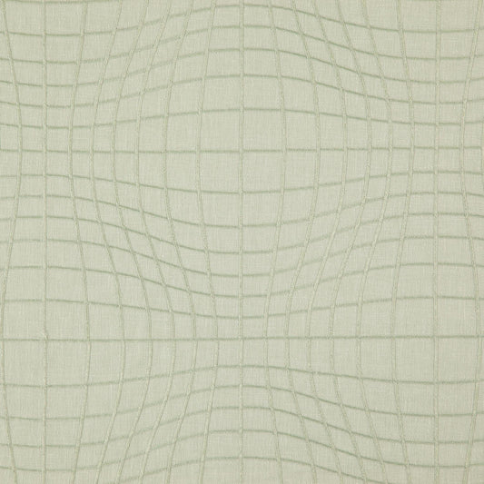 JF Fabrics HOLYFIELD 70 Fabric Transitional,Contemporary,Geometric Green  Embroidery,Texture - 5970070 J7551