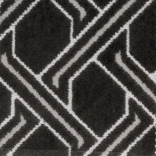 STOUT TEXTILES  UPHOLSTERY,VELVET TRANSITIONAL,, GEOMETRIC STONE   - HOOP-1