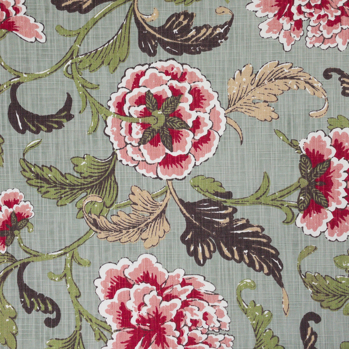 STOUT TEXTILES  MULTIPURPOSE,PRINT TRADITIONAL, FLORAL FERN,MOSS   - HOPE-2
