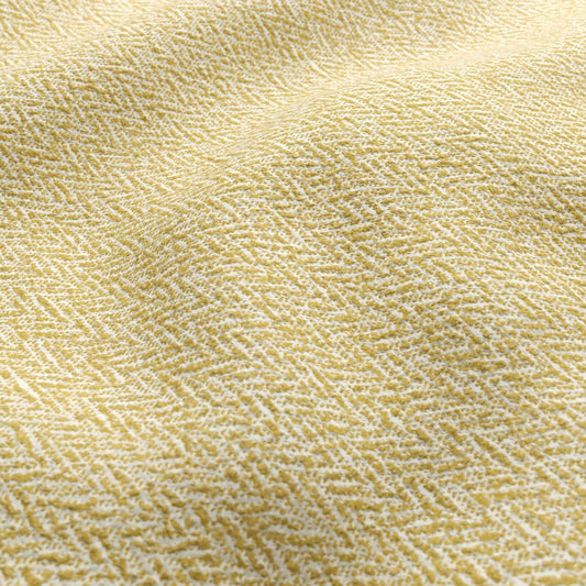 JF Fabrics FibreGuard Outdoor HORIZON 17 Fabric Geometric, Texture Yellow, Cream  Outdoor, Boucle - 9845817 J9651