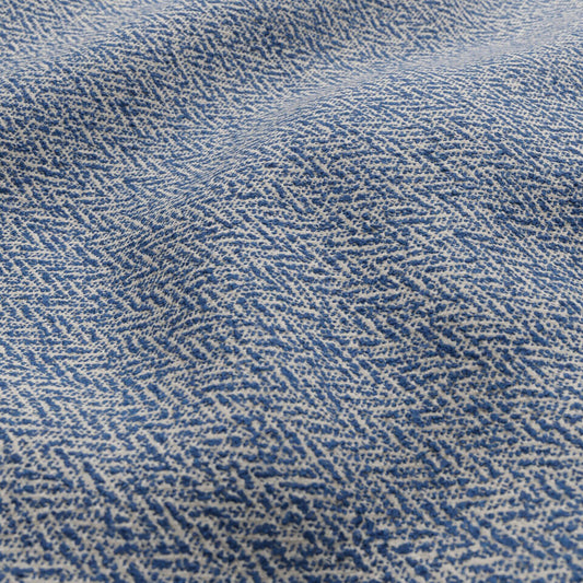 JF Fabrics FibreGuard Outdoor HORIZON 67 Fabric Geometric, Texture Blue  Outdoor, Boucle - 9845867 J9651