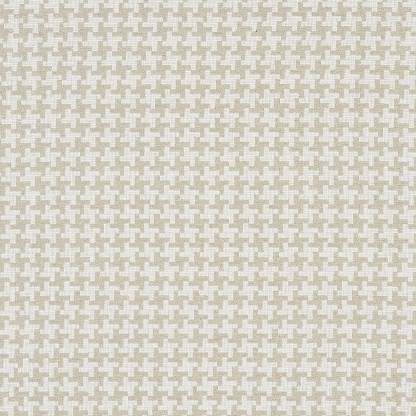 JF Fabrics Crypton Home HOUNDSTOOTH 32 Fabric Houndstooth, Texture Cream, Beige  Woven, Chenille - 8945932 J8921