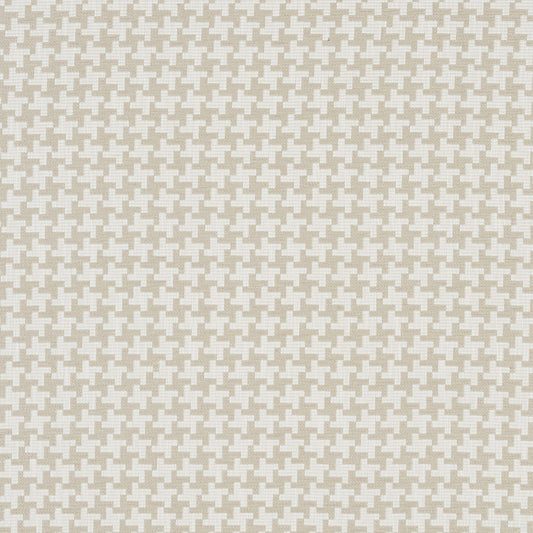 JF Fabrics Crypton Home HOUNDSTOOTH 32 Fabric Houndstooth, Texture Cream, Beige  Woven, Chenille - 8945932 J8921